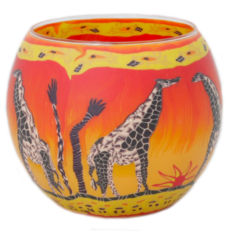 Leuchtglas 287 Giraffen  