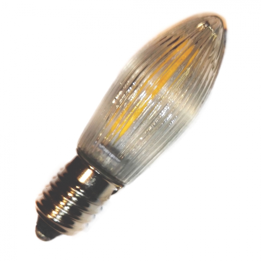 Riffelkerze 60V | 0,2W LED-Filament 