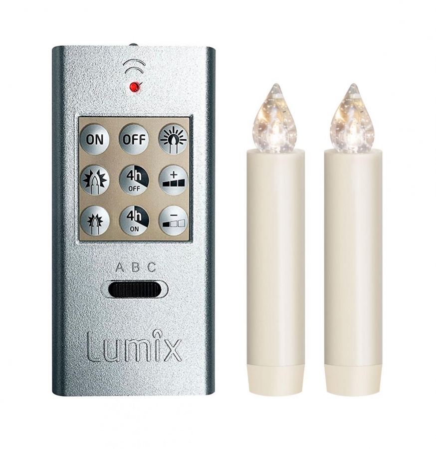 Lumix Classic Mini SL 2 LED Kerzen mit Fernbedinung 